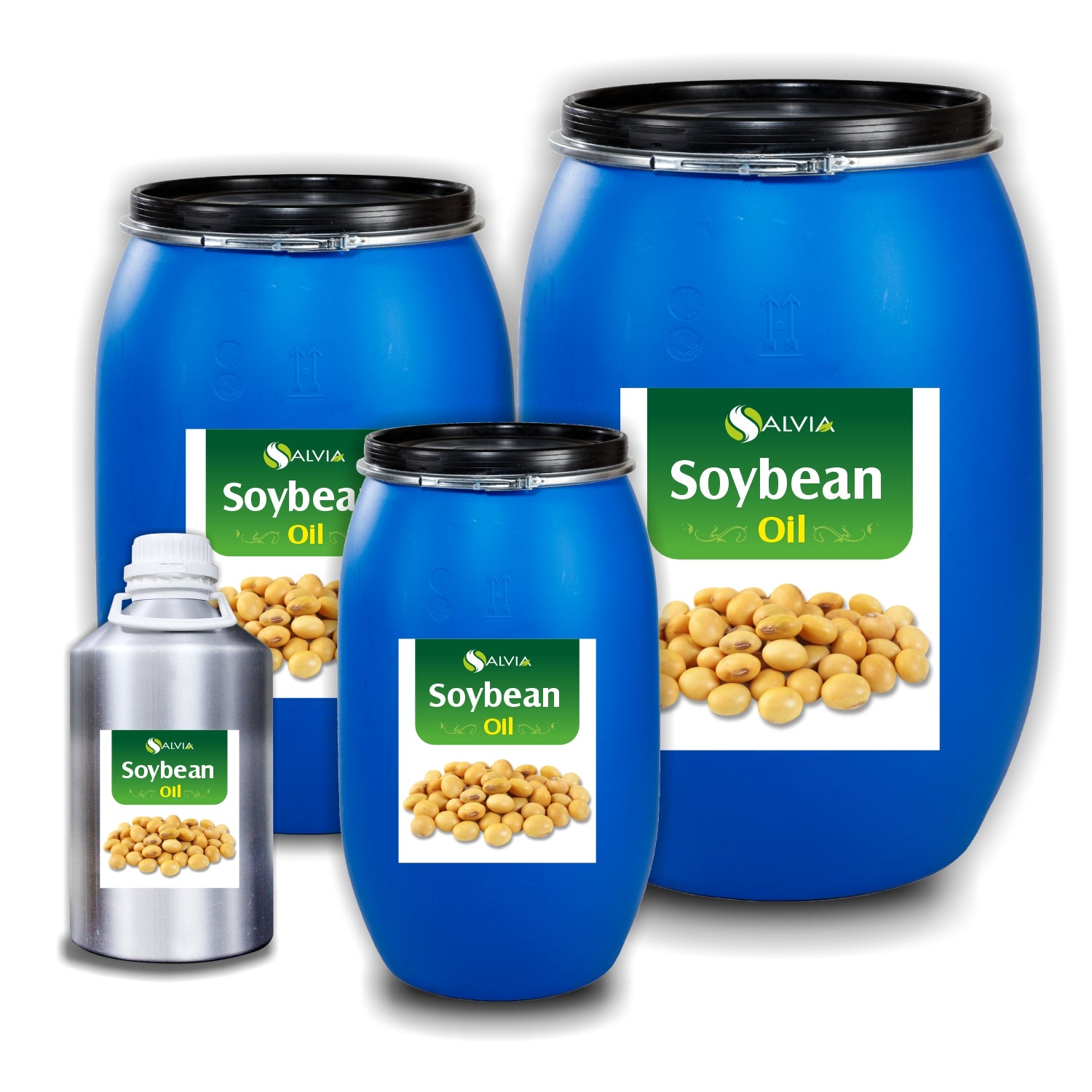 Salvia Natural Carrier Oils 10kg Soybean Oil (Glycine Max) 100% Natural Carrier Oil